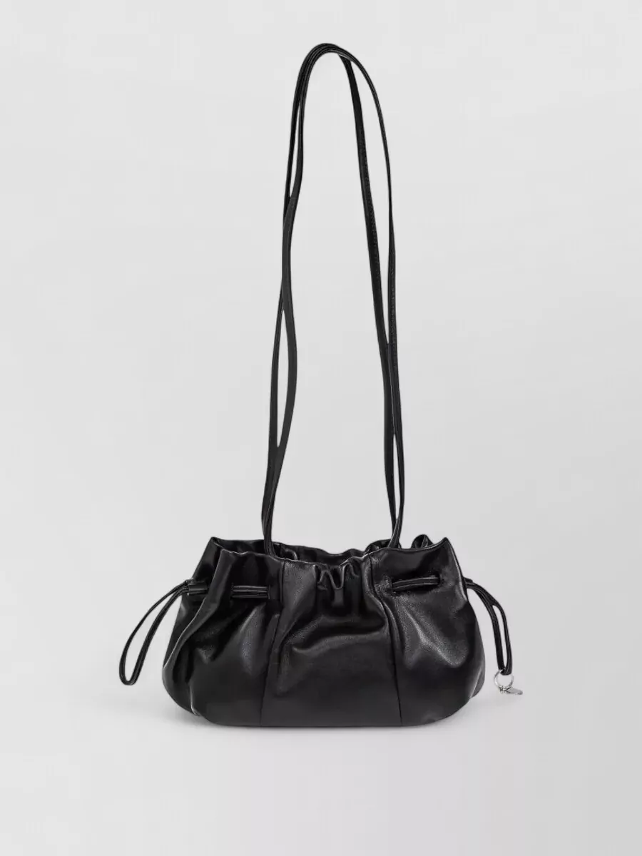 Emporio Armani Suede Shoulder Bag Long Strap