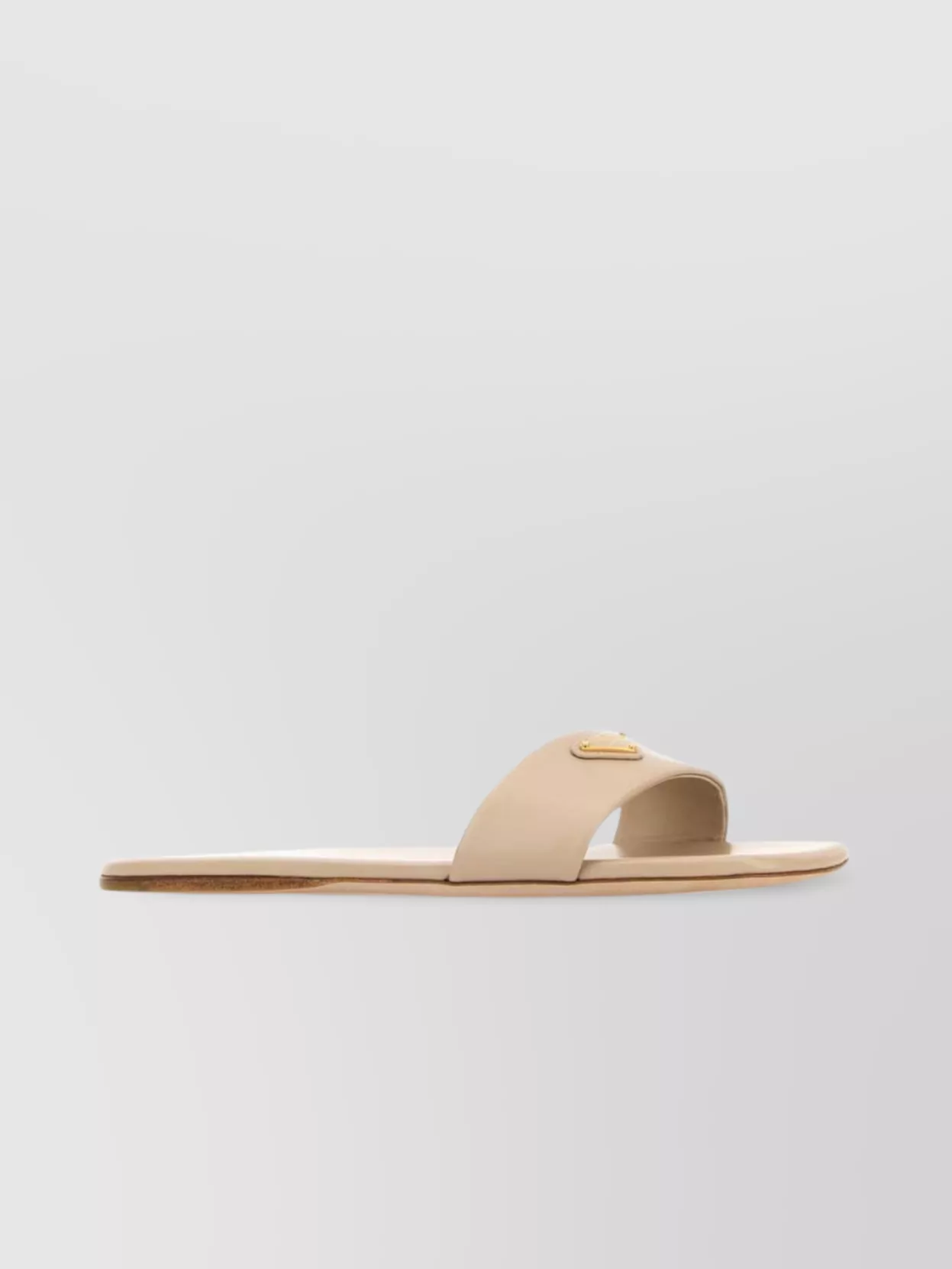 Prada Satin Open Toe Slippers