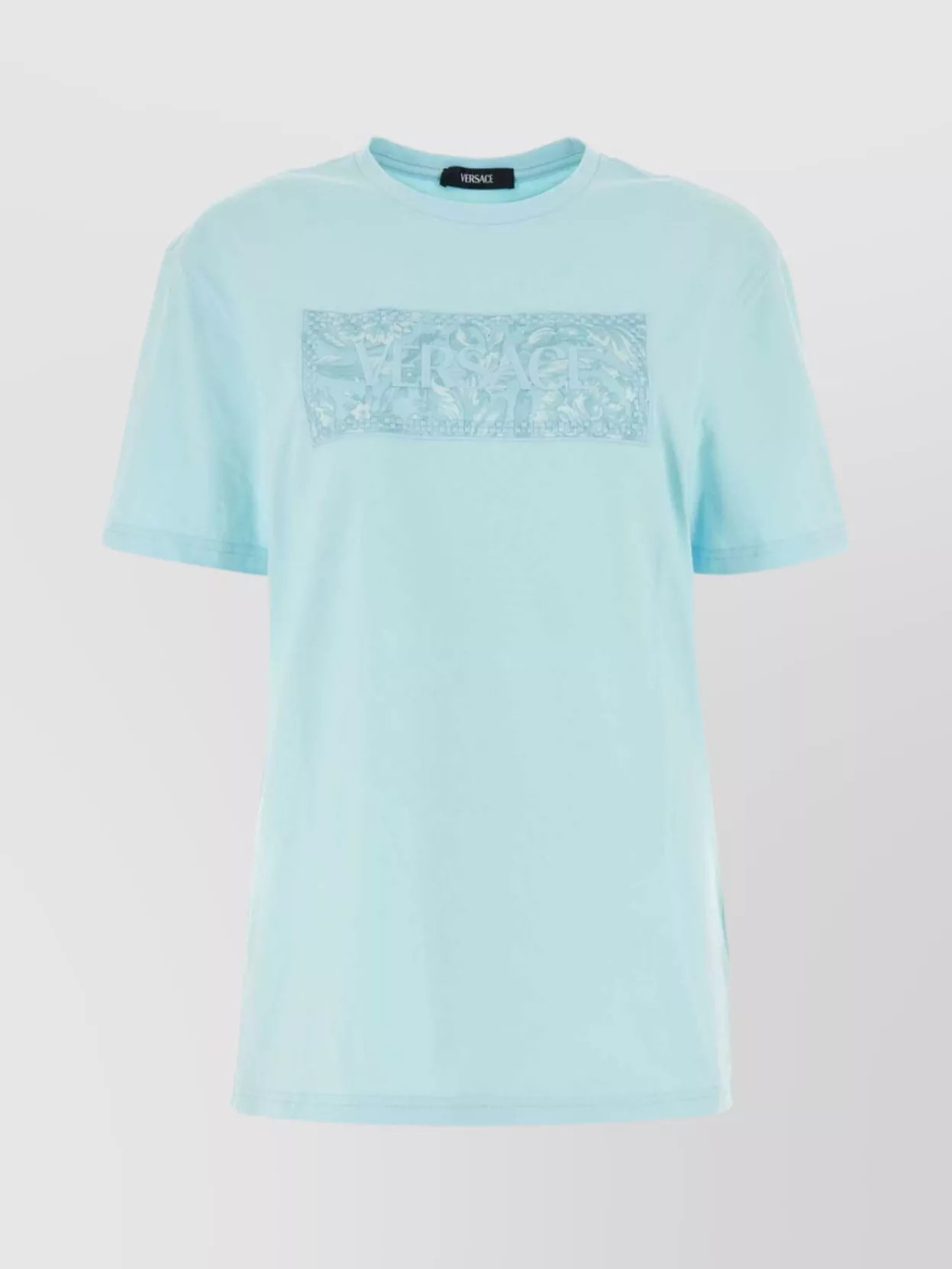 Shop Versace Versatile Crew Neck Cotton T-shirt