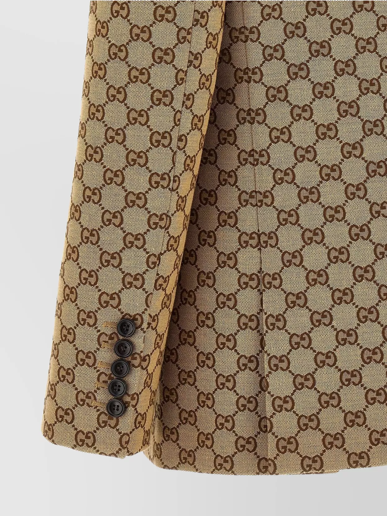 Gucci Front Pockets Notched Lapels Jacket