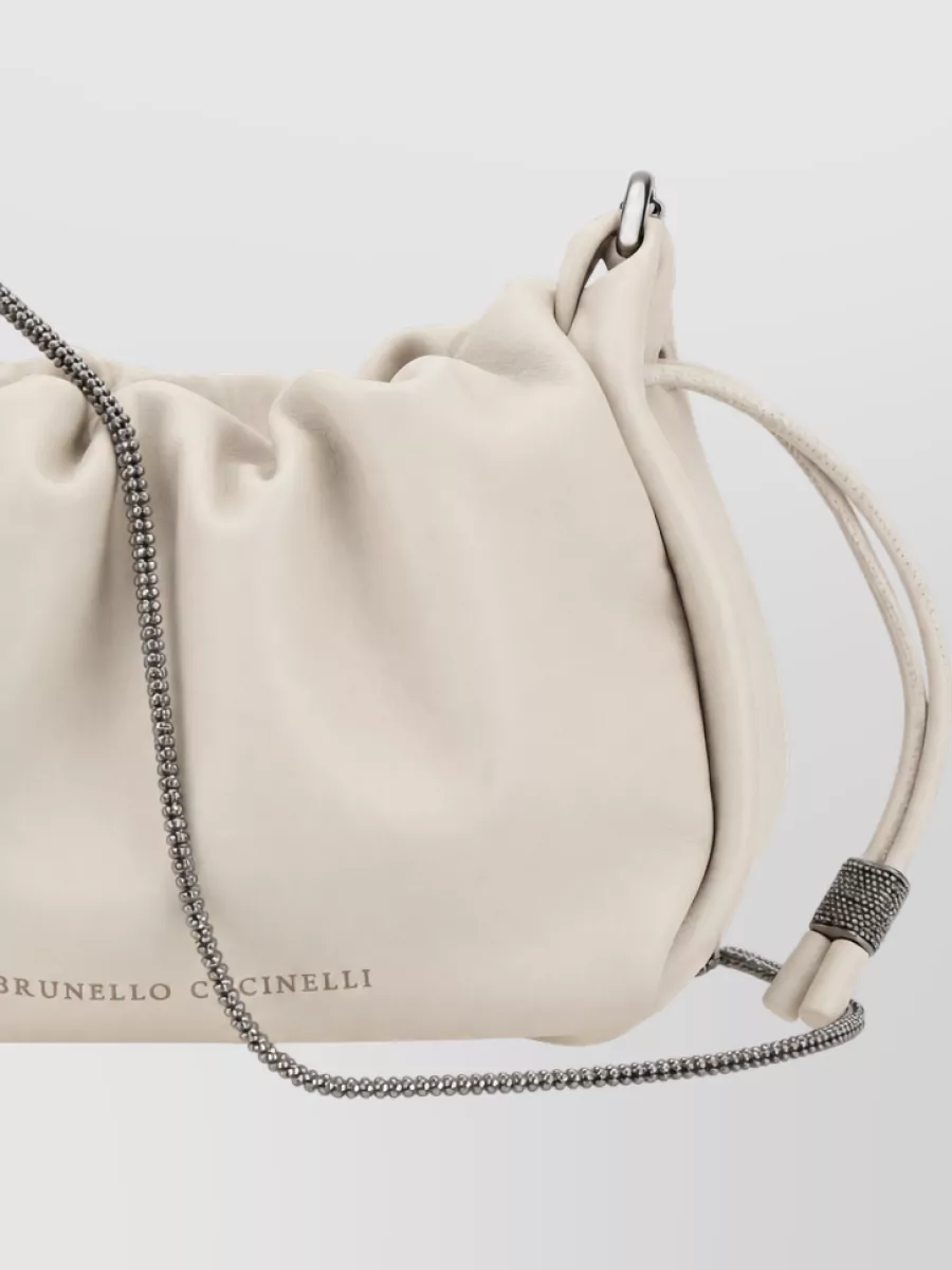 Brunello Cucinelli Mini Leather Clutch Bag