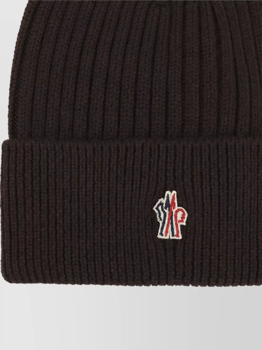 Moncler Grenoble Ribbed Wool Beanie