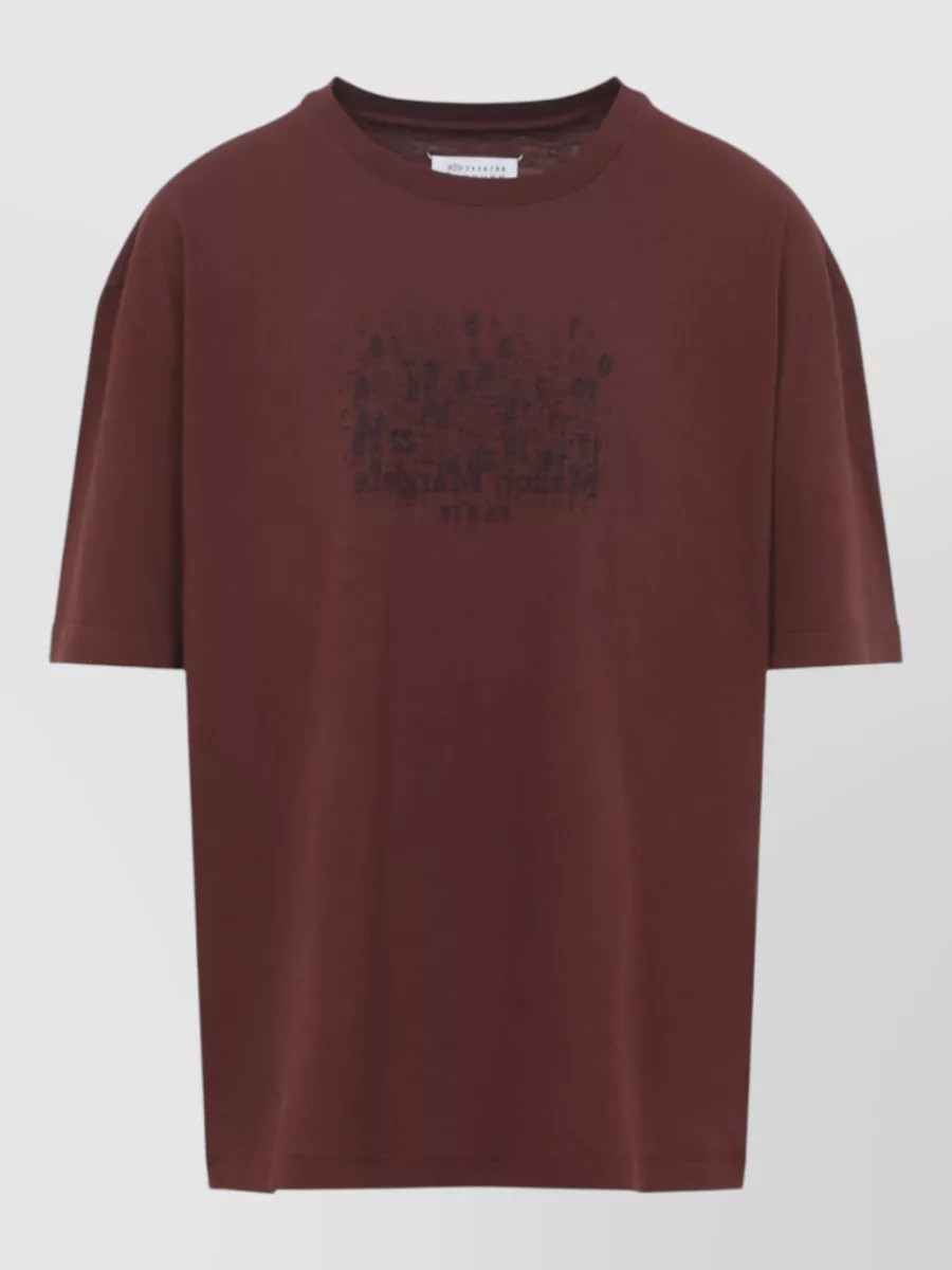 Maison Margiela printed oversized cotton t-shirt