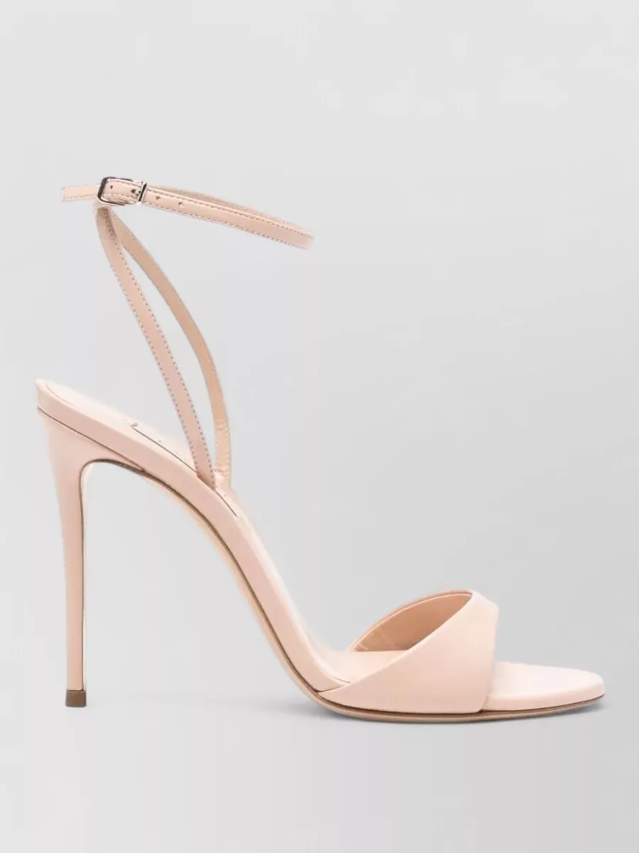 Casadei Julia Jolly Minorca Leather Sandals Ankle Strap