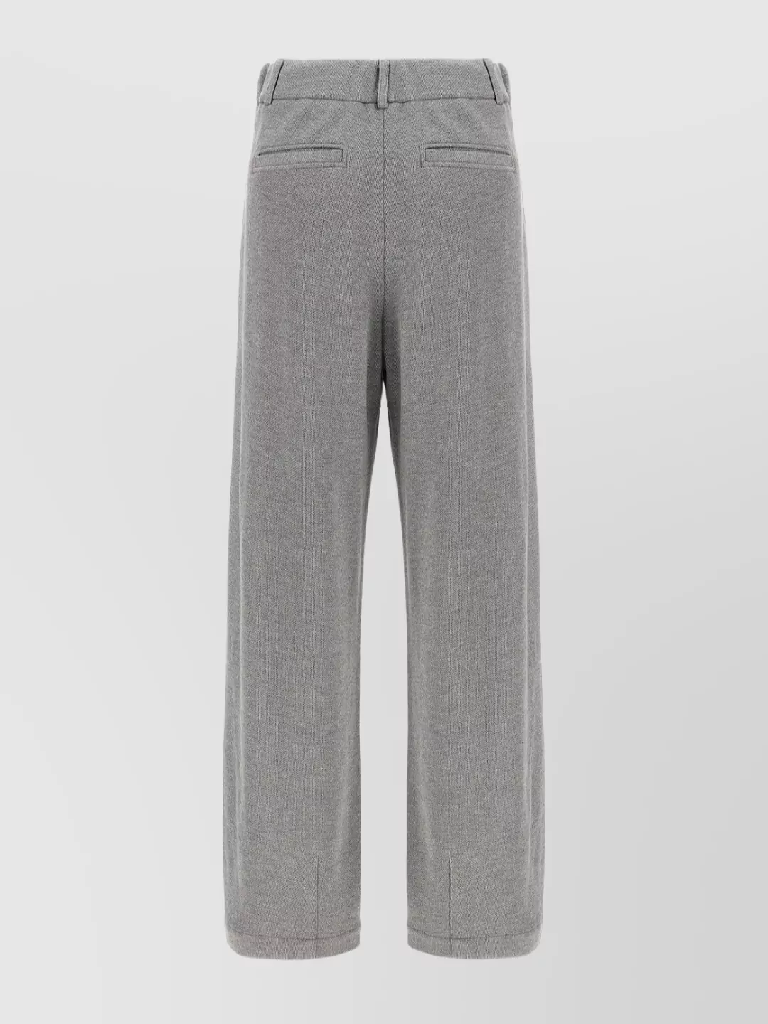 Brunello Cucinelli Trousers With Belt Loops And Pockets In Gray