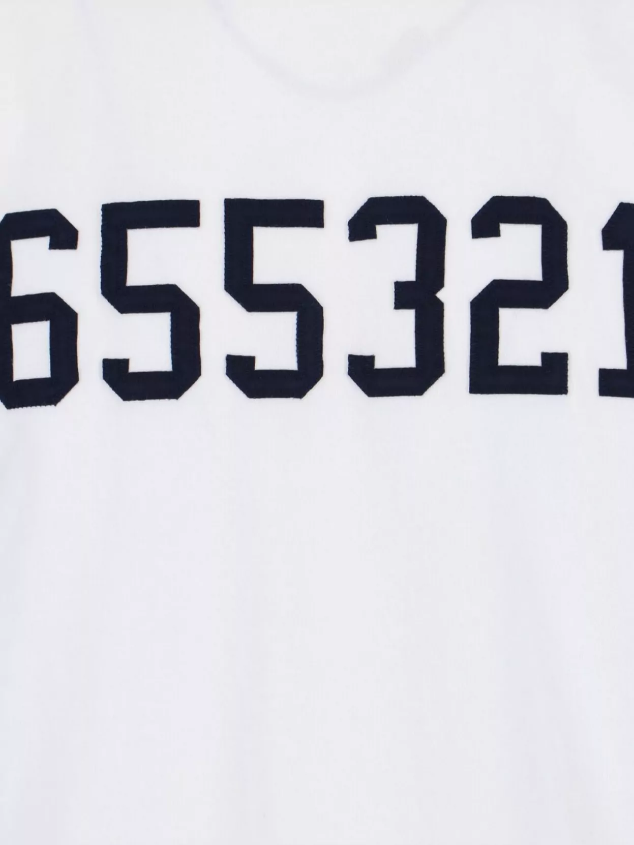 Undercover Numeric Print Crew Neck T-Shirt