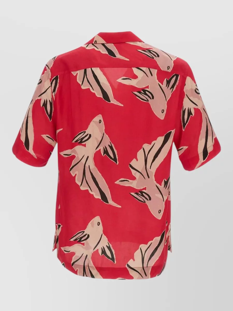 Paul Smith Viscose Short-Sleeve Regular-Fit Shirt