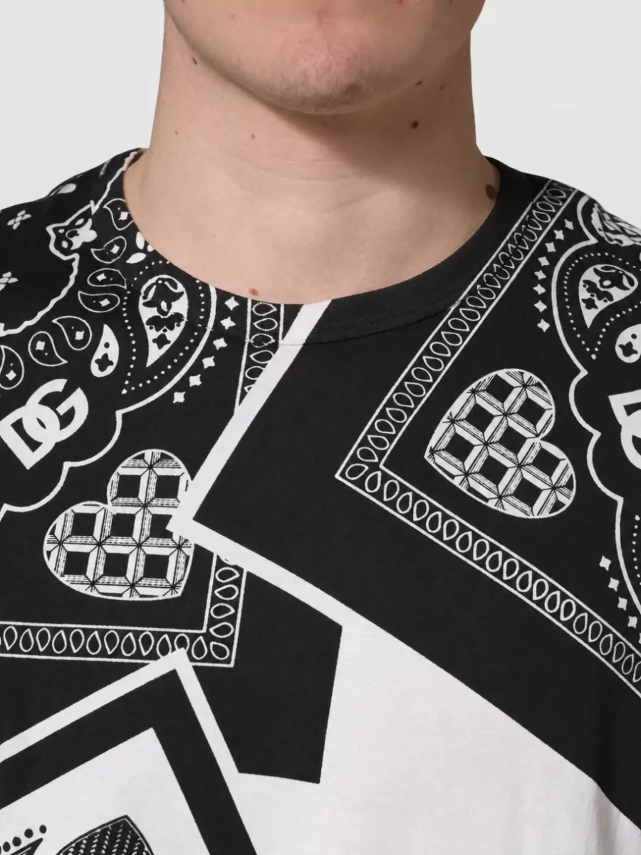 Dolce&Gabbana Cotton Crew Neck T-Shirt