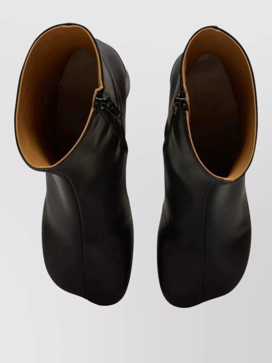 Mm6 Maison Margiela Leather Ankle Boots