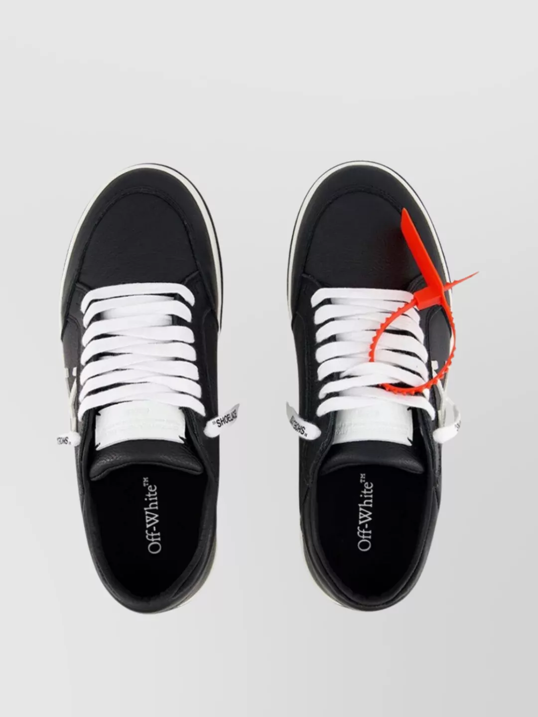 Off-White Modern Low Top Leather Sneakers