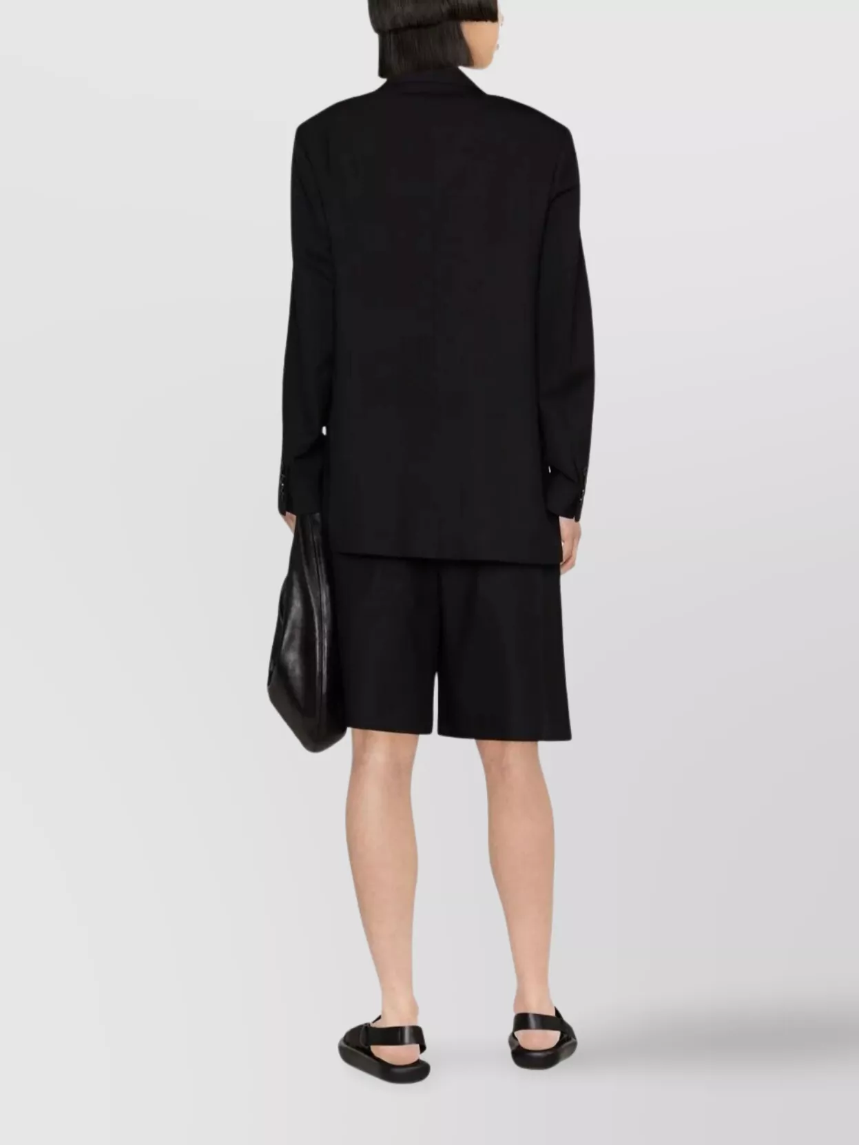 Filippa K Davina Blazer With Front Flap Pockets In Black