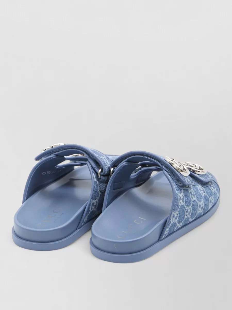 Gucci Denim Slide Sandals