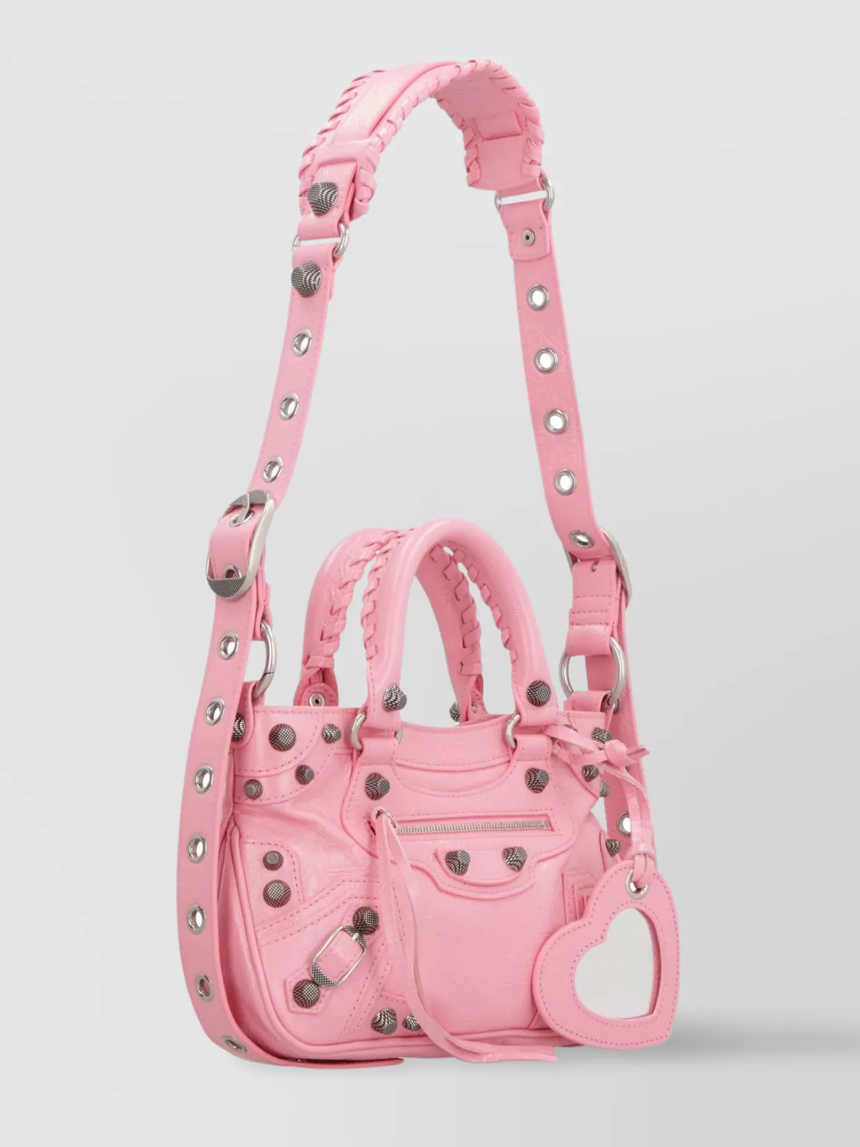 Balenciaga Modern Cagole Leather Shoulder Bag