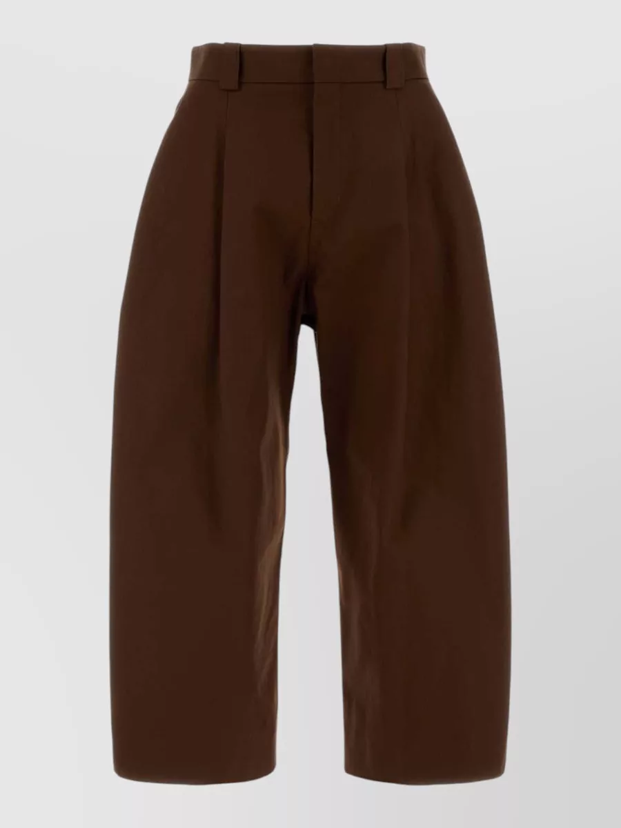 Balenciaga cotton wide-leg tailored shorts