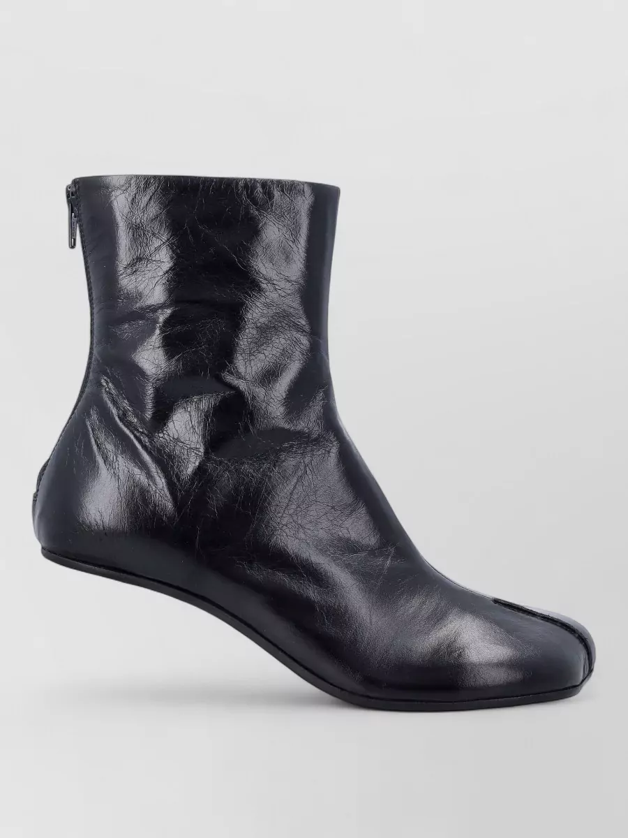Mm6 Maison Margiela Leather Ankle Boots