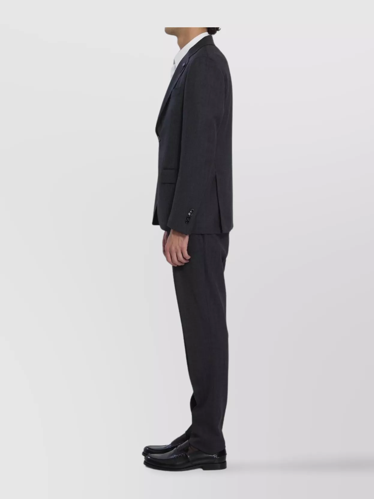 Lardini Single-Breasted Suit Featuring Straight-Leg Trousers