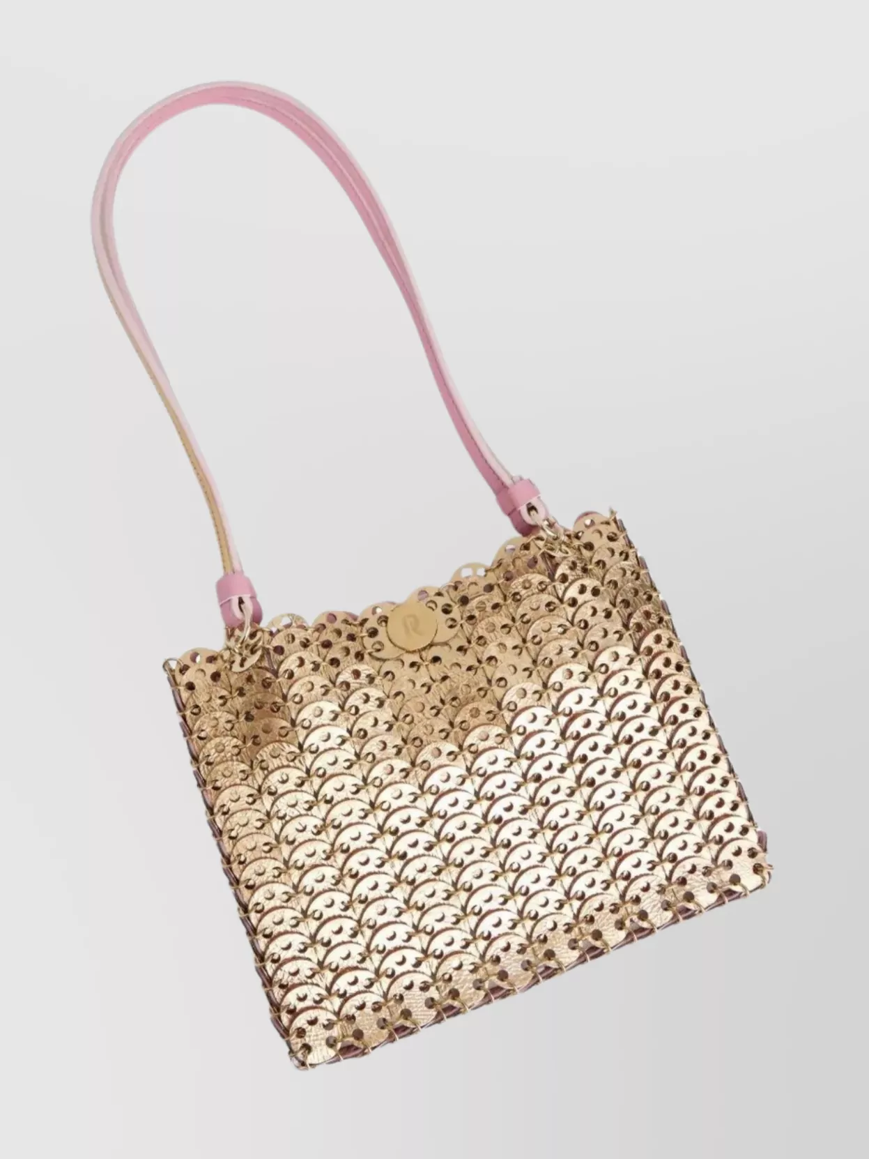 Rabanne Main Bag With Disc Detail And Metal Accents