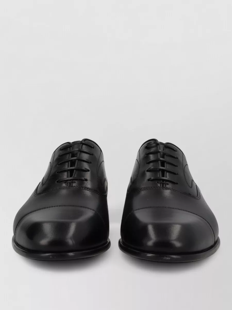 Ferragamo leather derby shoes