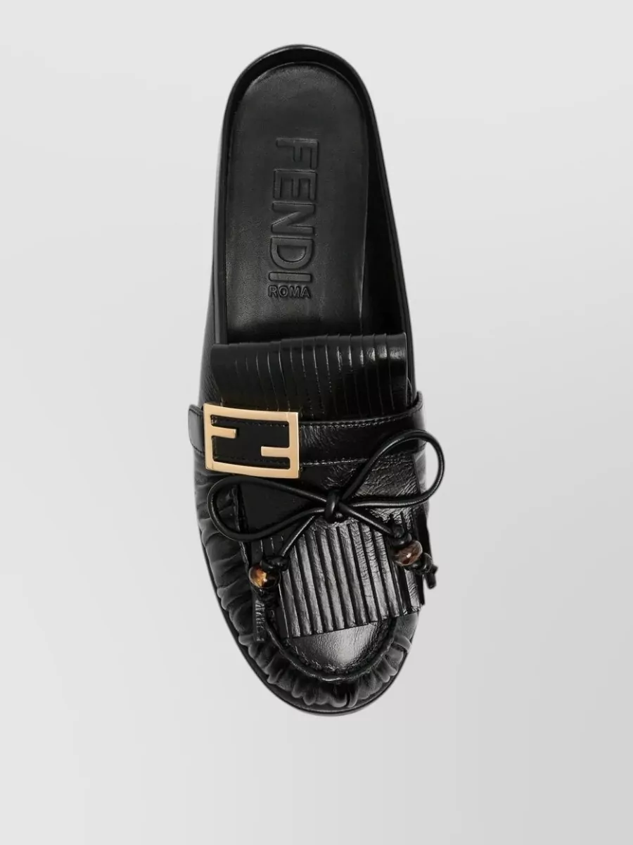 Fendi Leather Loafers