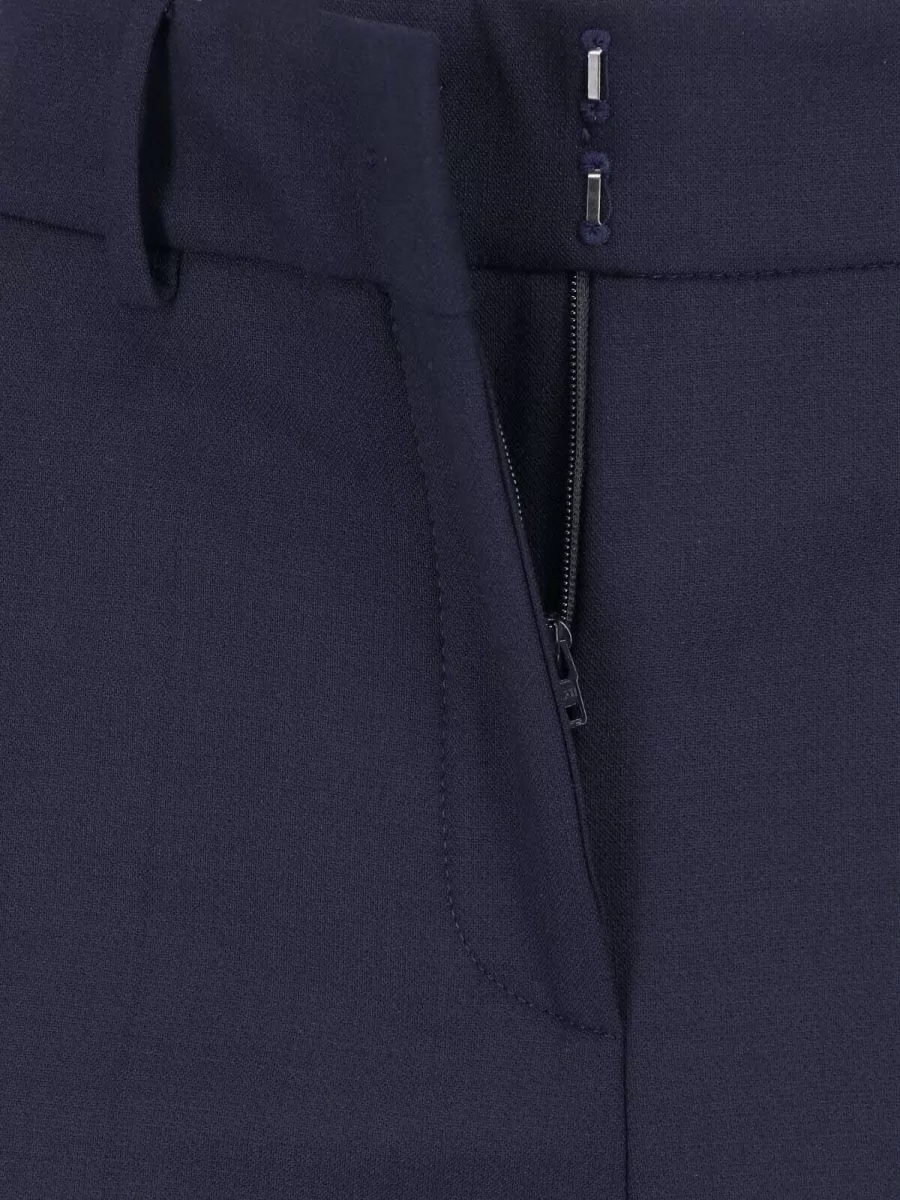 Incotex Wool Straight-Leg Tailored Trousers