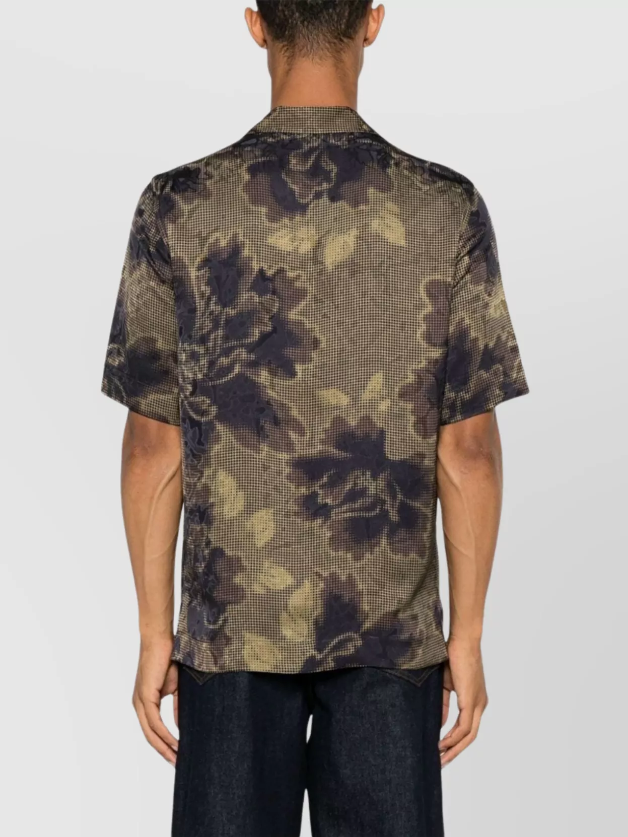 Dries Van Noten Graphic Floral Logo Shirt