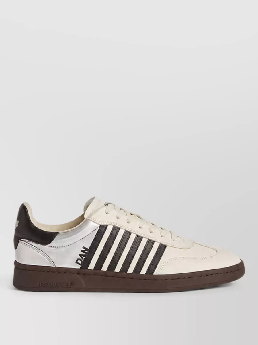 Dsquared2 leather boxer sneakers