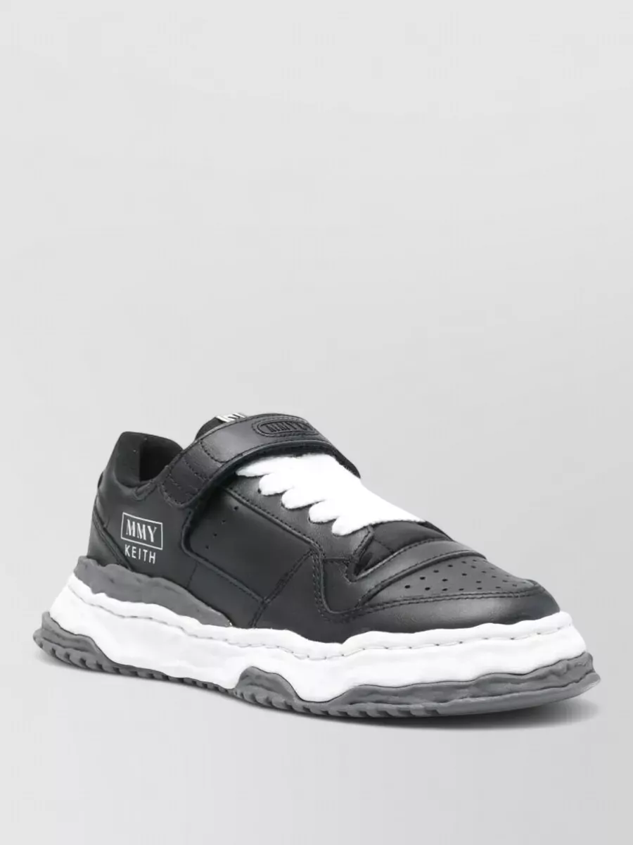 Maison Mihara Yasuhiro Leather Low-Top Sneakers