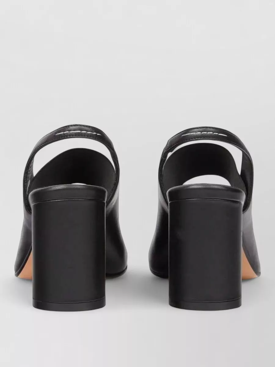 Mm6 Maison Margiela Leather Slingback Sandals