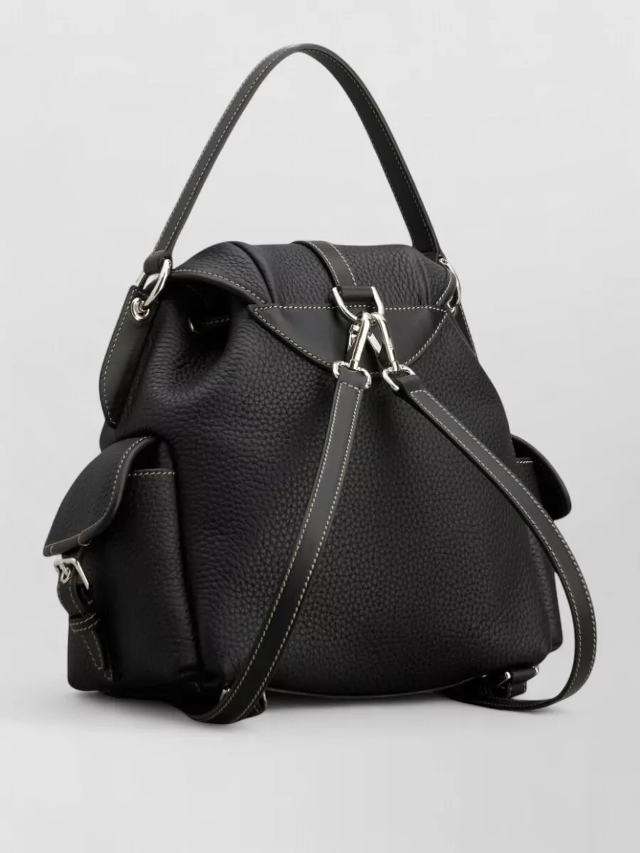 Tod's T Timeless Mini Leather Bucket Bag