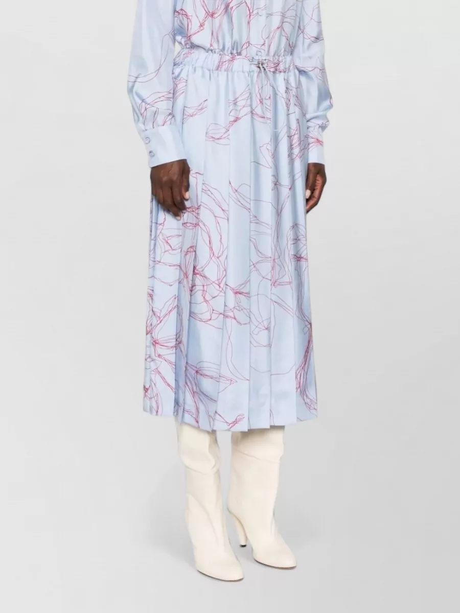 Fabiana Filippi Silk Midi Skirt