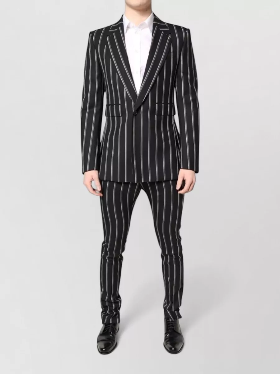 Dolce&Gabbana striped slim-fit single-breasted suit