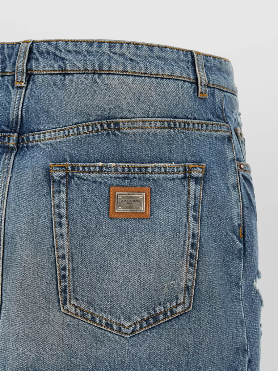 Dolce&Gabbana Cotton Mini Shorts