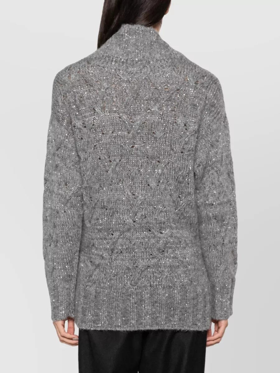 Fabiana Filippi Cashmere Alpaca Turtleneck Jumper