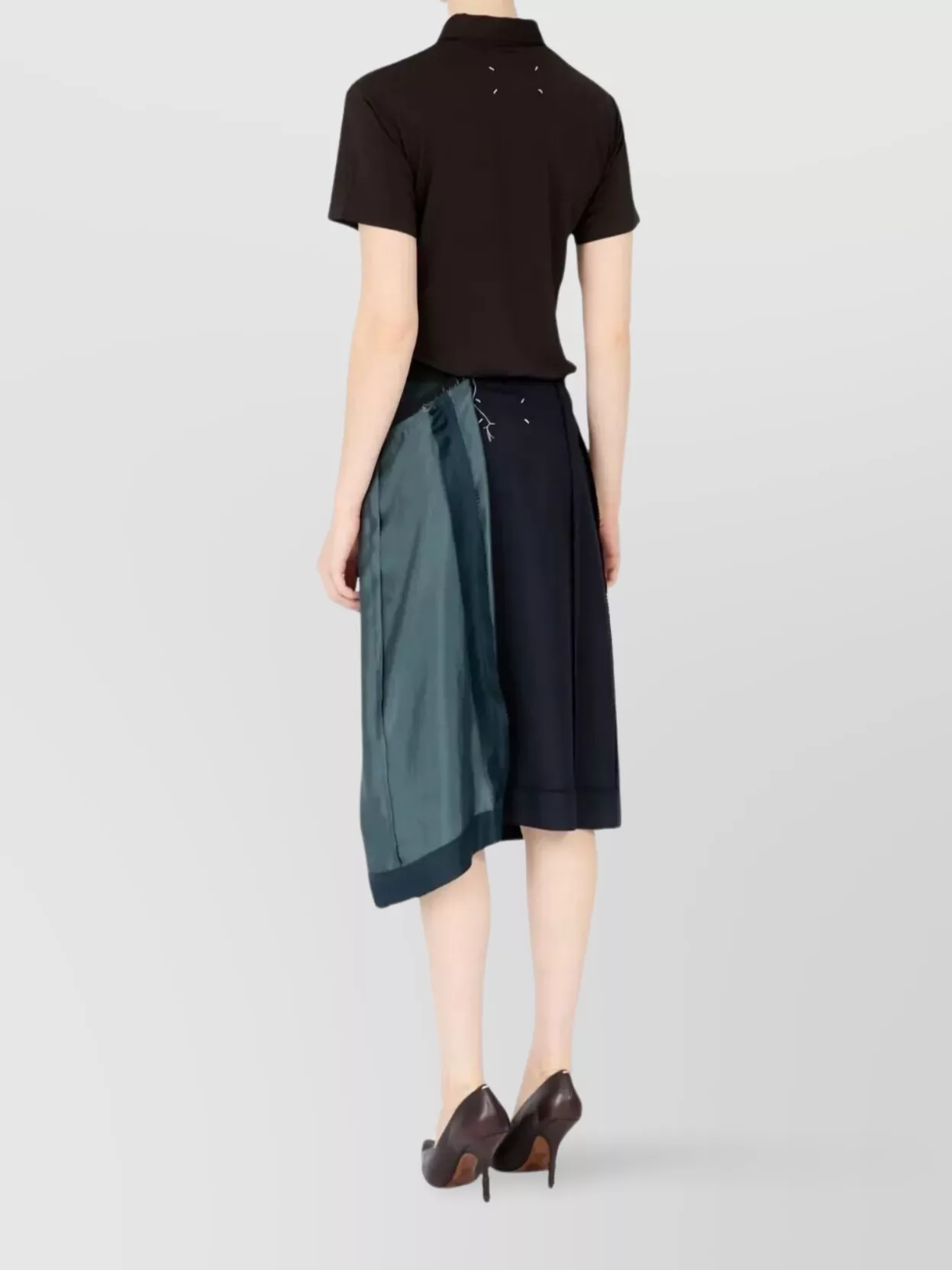 Maison Margiela Short Sleeve Polo Shirt Featuring Collar