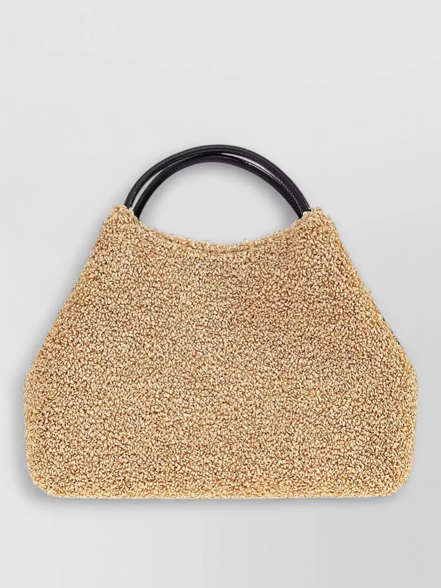 Givenchy Facet Nano Raffia Tote Bag