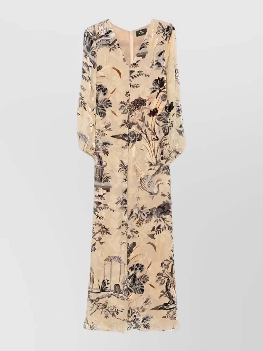 Etro silk maxi dress