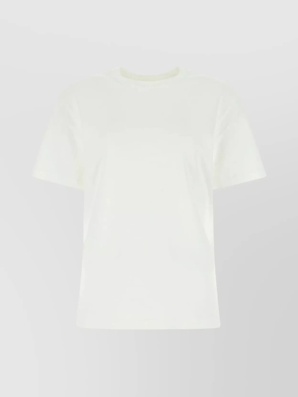 Shop Alexander Wang Oversize Crew-neck Cotton T-shirt In Grey