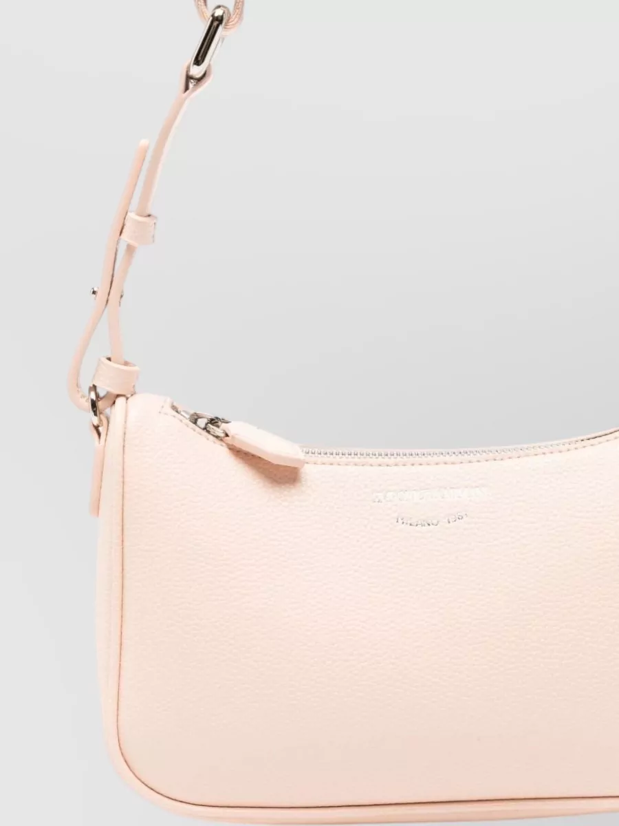 Emporio Armani Logo Embroidered Shoulder Bag