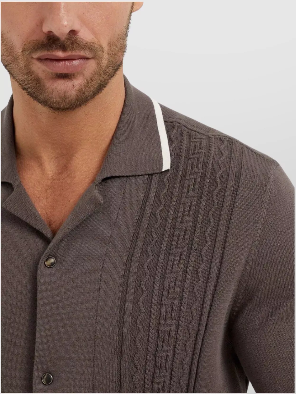 Brunello Cucinelli Knit Polo Shirt Contrast Collar