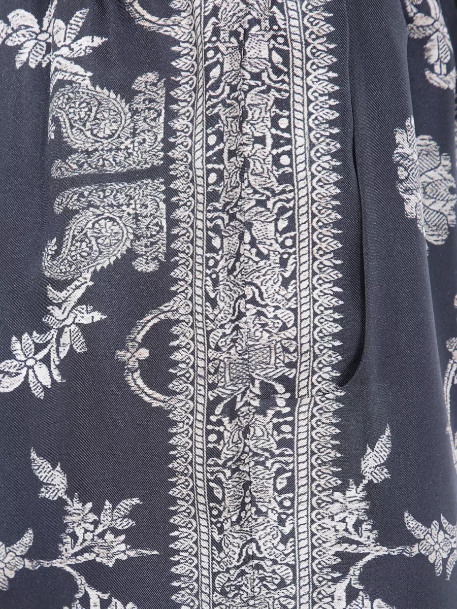 Pierre Louise Mascia Silk Wide-Leg Pyjama Trousers