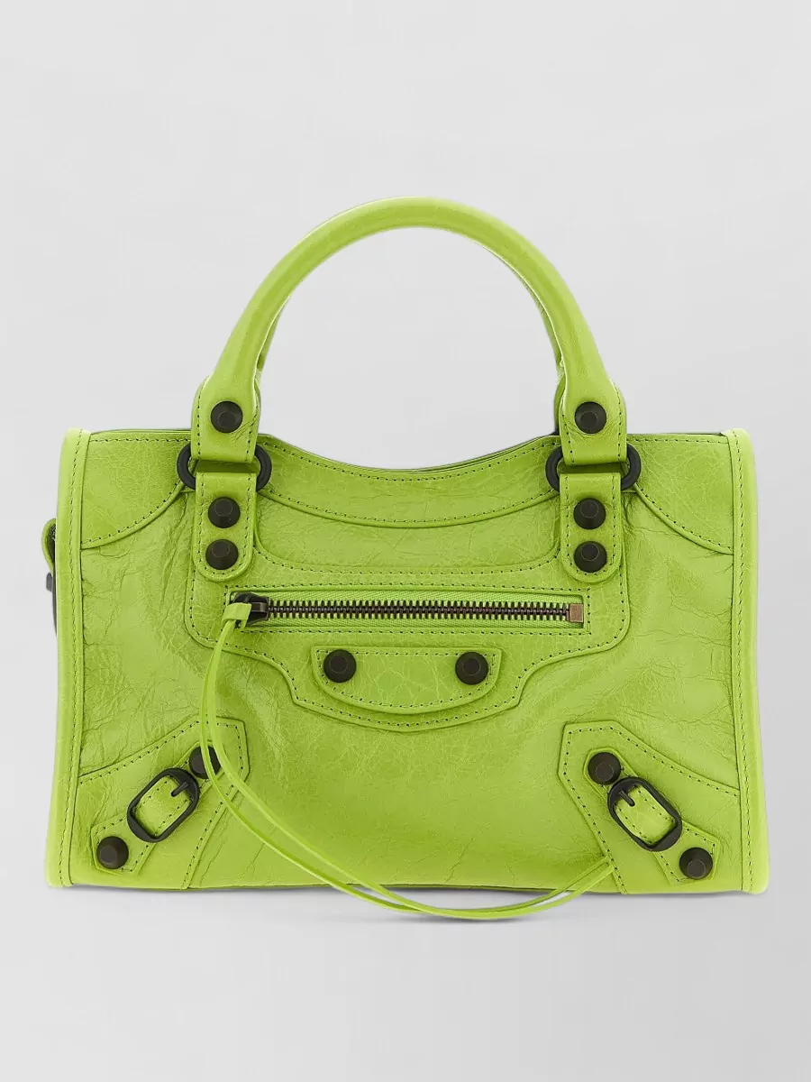 Balenciaga Le City Mini Leather Cross-Body Bag