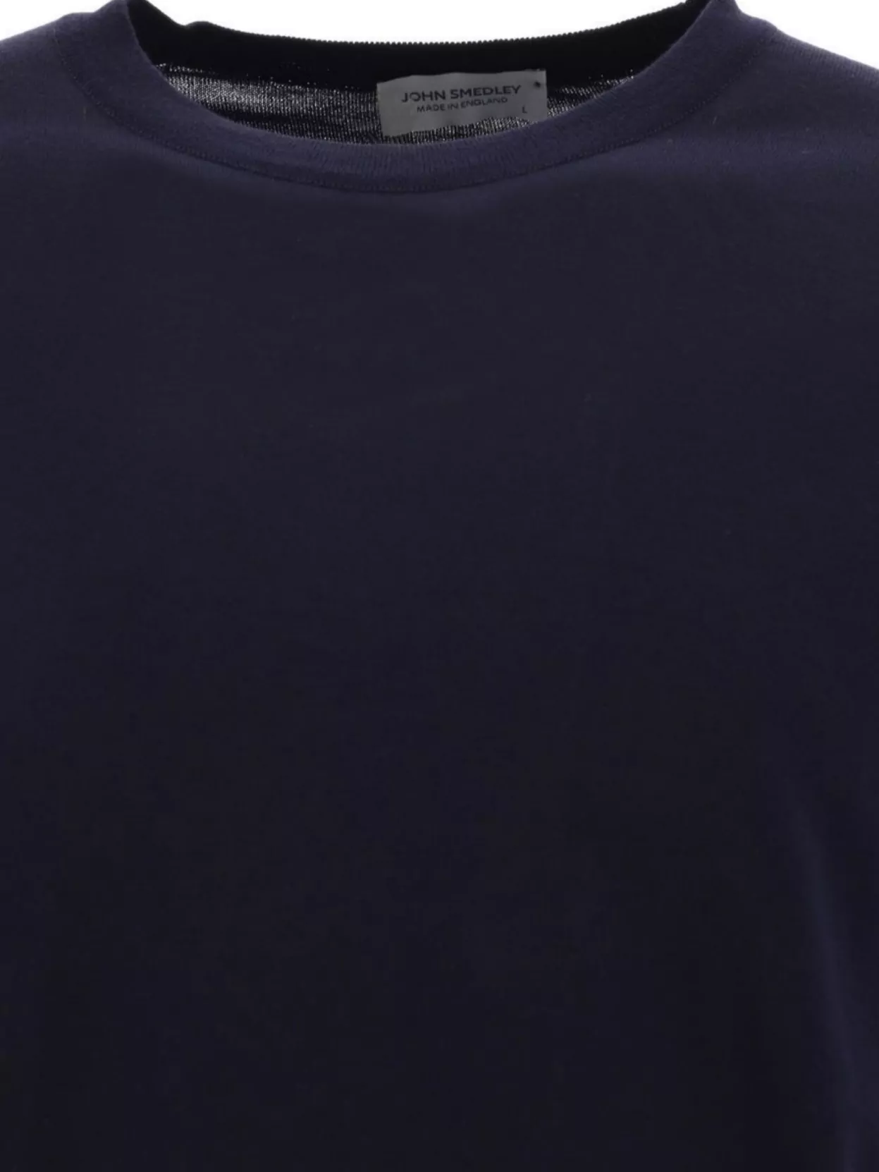 John Smedley Crew Neck Plain Design Short Sleeves