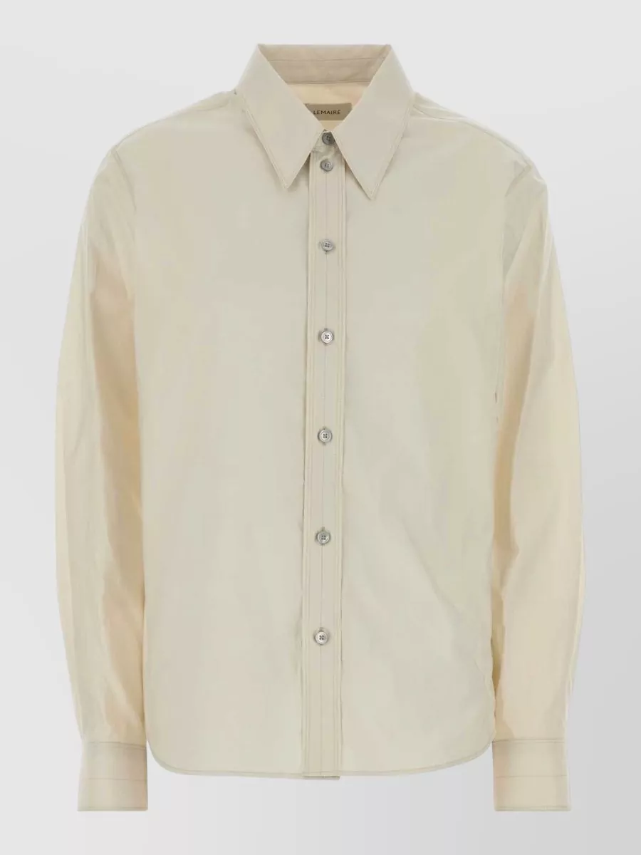 Lemaire Silk cotton poplin shirt