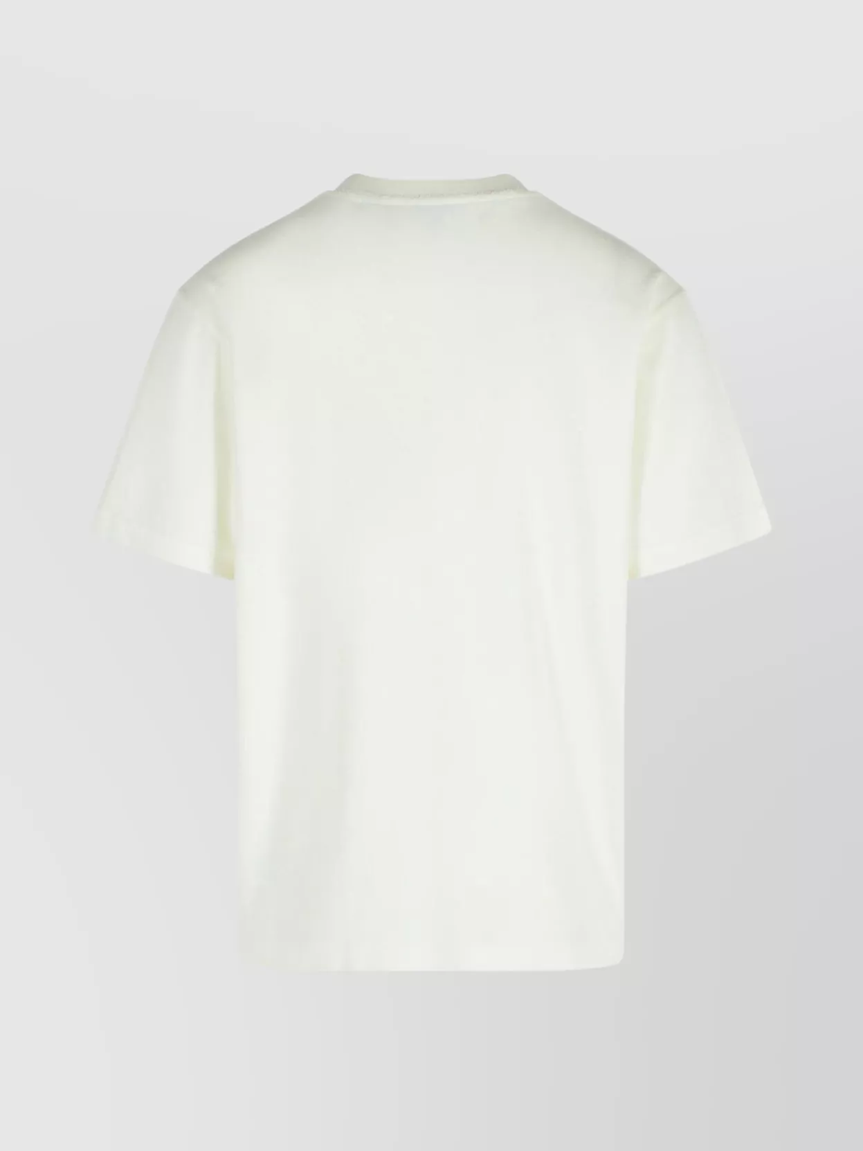 Burberry Cotton Crew Neck T-Shirt Graphic Print