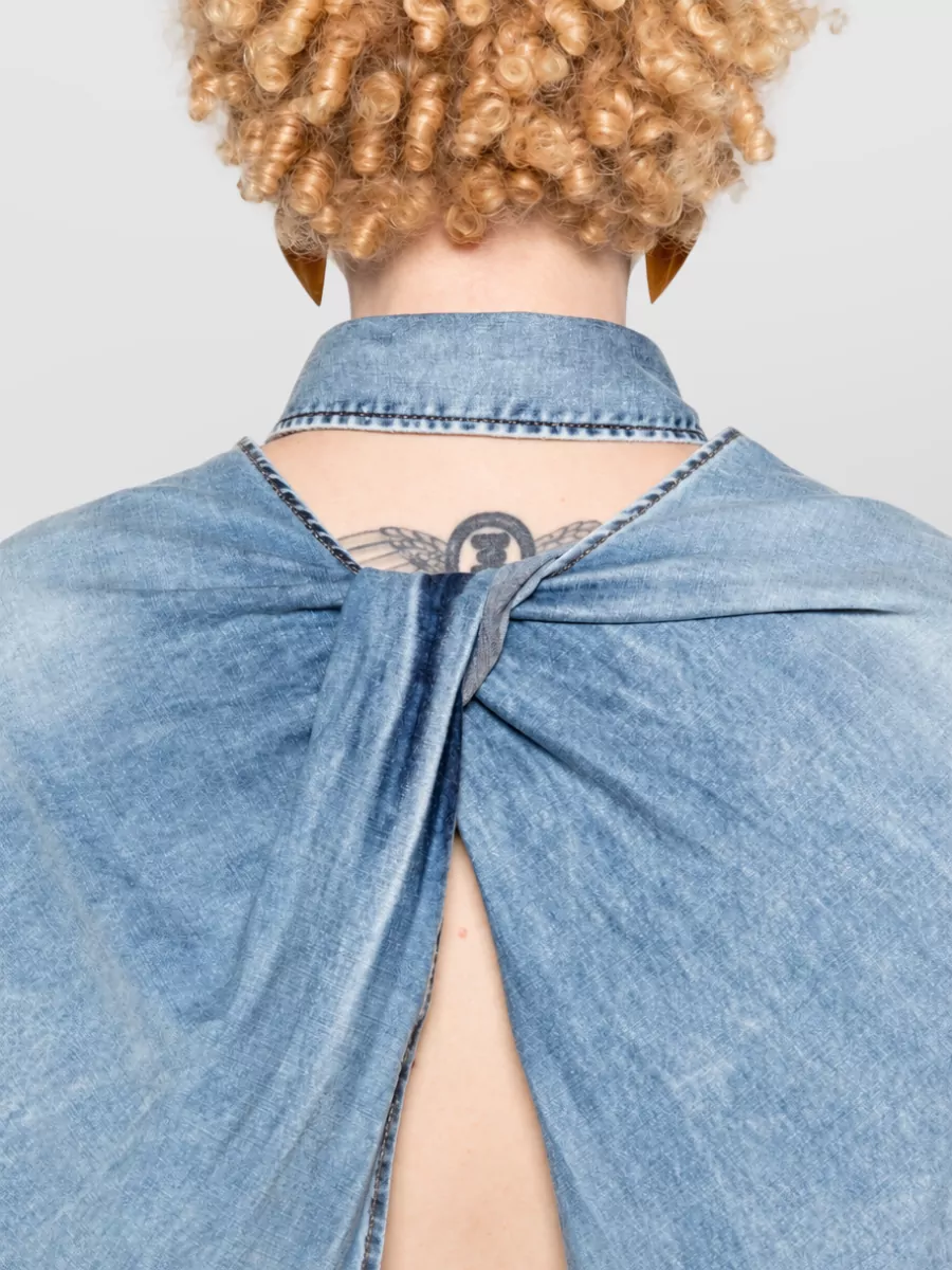 Jacob Cohen Cutout Denim Shirt