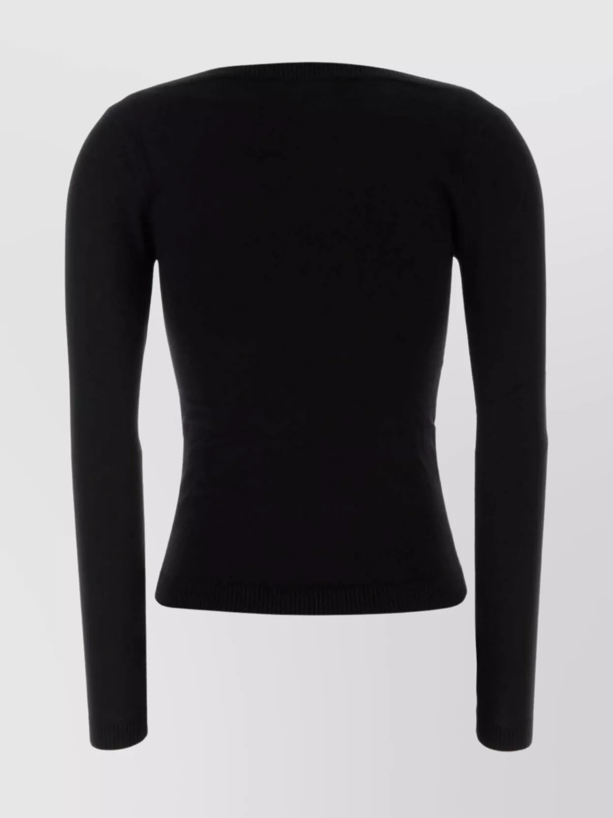 Gimaguas Luxe Knit Long Sleeve Jumper In Black