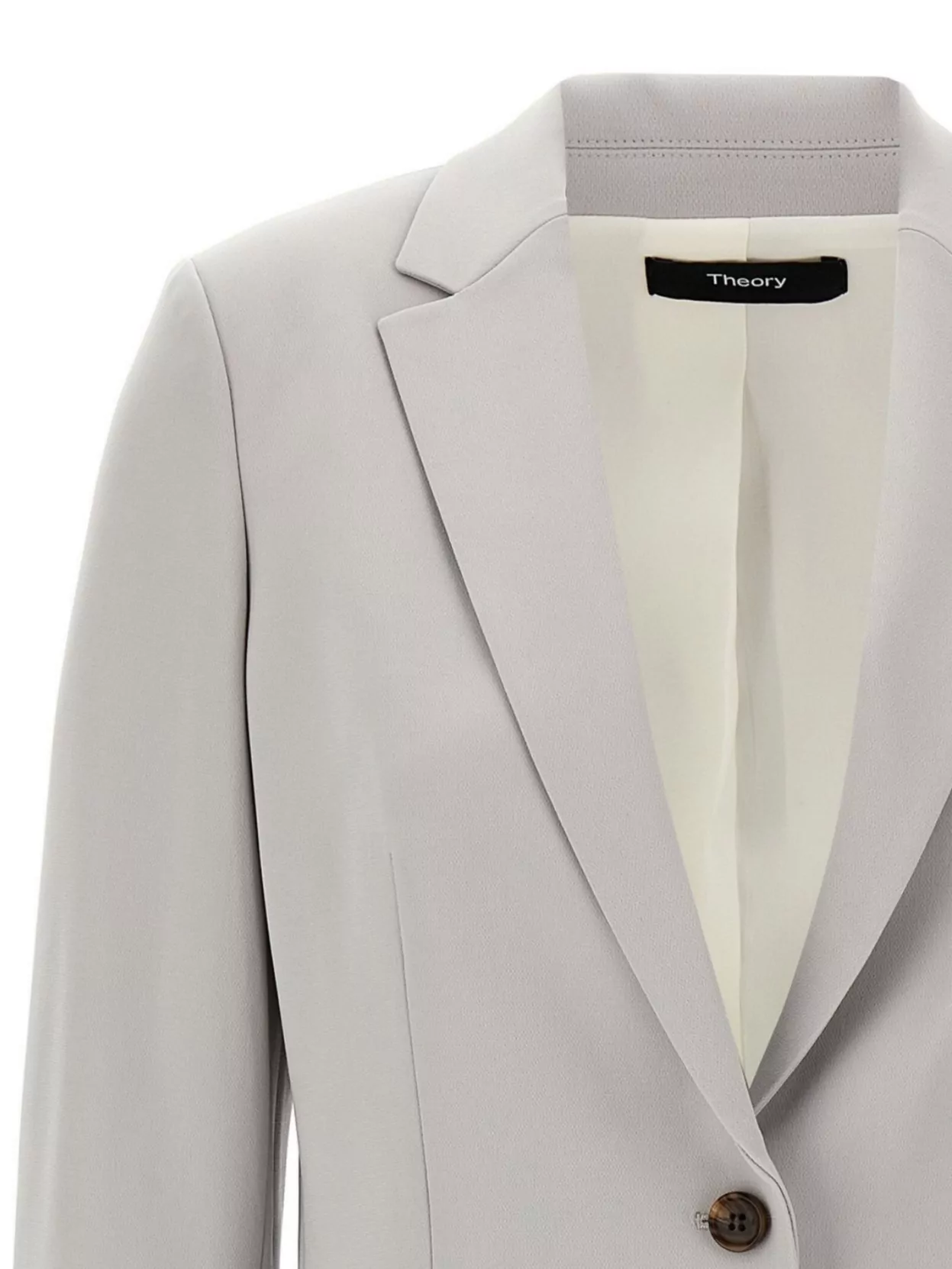 Shop Theory Structured Blazer With Notched Lapels And Back Vent