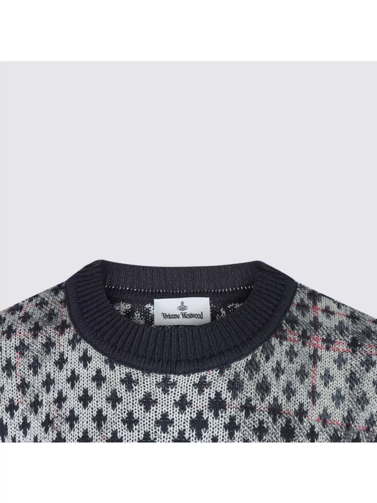 Vivienne Westwood Crew Neck Sweater With Ribbed Cuffs And Hem
