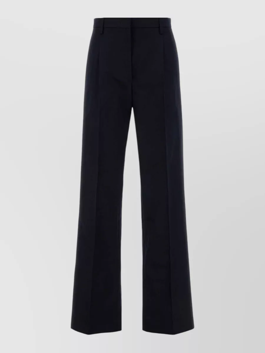 Prada cotton wide-leg trousers