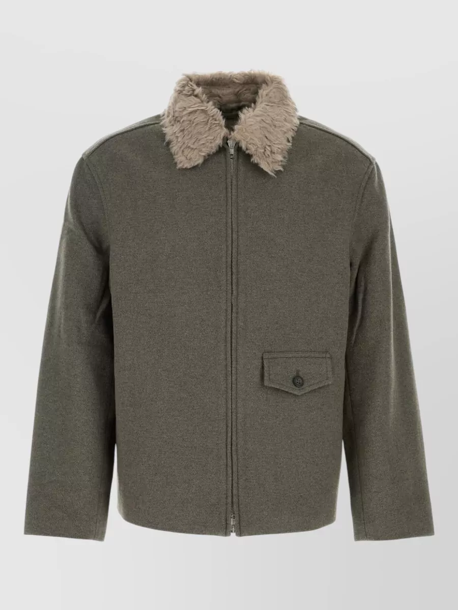 Our Legacy wool blend single breasted coat